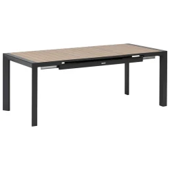 Mesa Extensível Automática Évasion Honey e Graphite 142cm