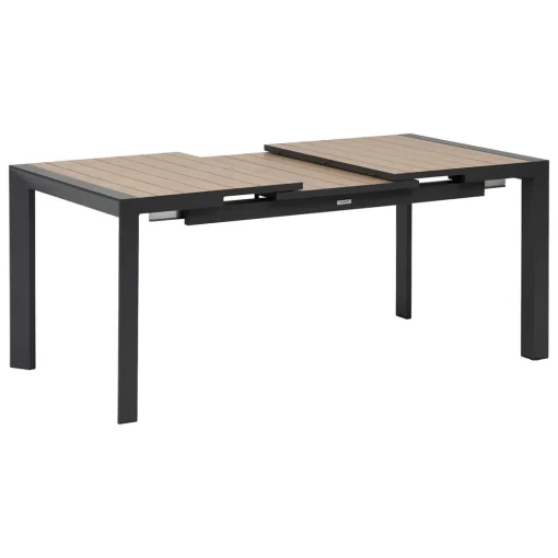 Mesa Extensível Automática Évasion Honey e Graphite 142cm