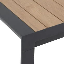 Mesa Extensível Automática Évasion Honey e Graphite 142cm
