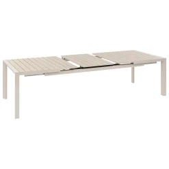 Mesa extensível automática ÉVASION linho e argile 214-274cm