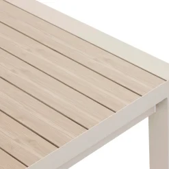 Mesa extensível automática ÉVASION linho e argile 214-274cm