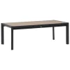 Mesa extensível automática Évasion honey e graphite 214-274cm