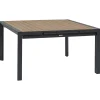 Mesa extensível automática EVASION castanho 142-202cm
