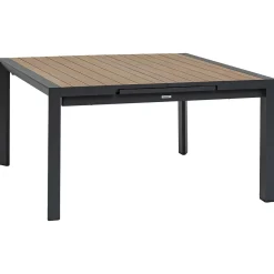 Mesa extensível automática EVASION castanho 142-202cm