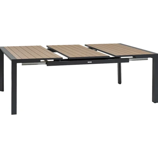 Mesa extensível automática EVASION castanho 142-202cm