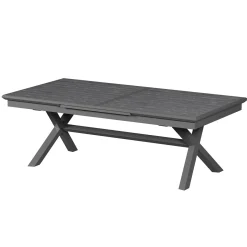 Mesa extensível AXIOME cinza ardósia 250-330cm