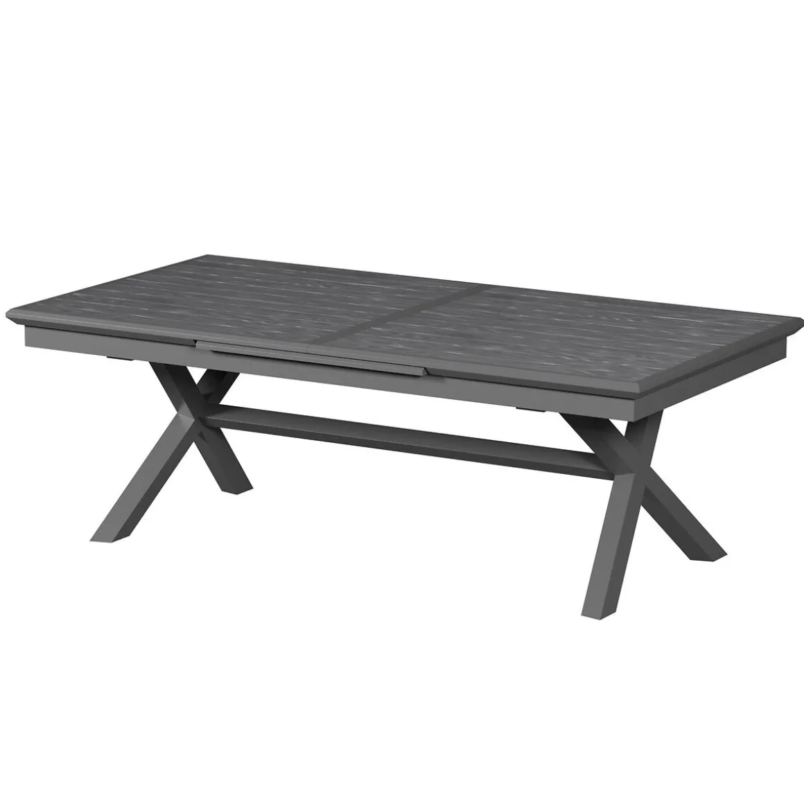 Mesa extensível AXIOME cinza ardósia 250-330cm