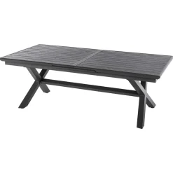 Mesa extensível AXIOME cinza ardósia 220-279cm