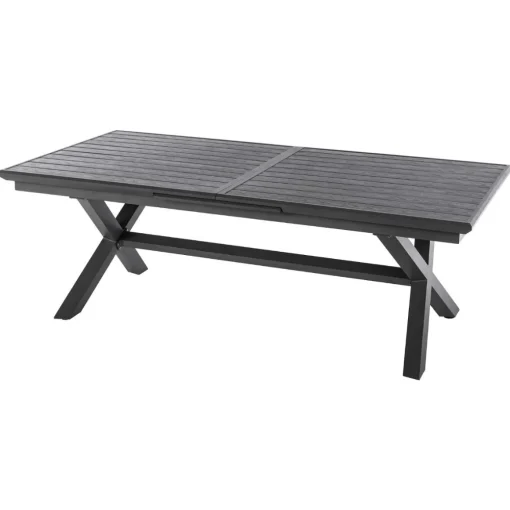 Mesa extensível AXIOME cinza ardósia 220-279cm