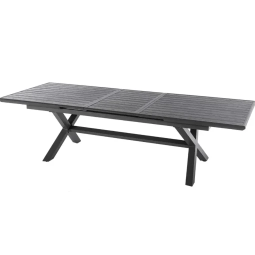 Mesa extensível AXIOME cinza ardósia 220-279cm