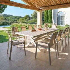 Mesa extensível AXIOME cru 250-330cm