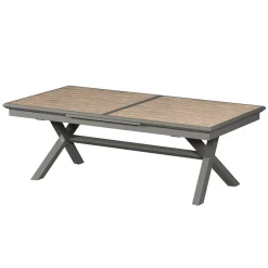 Mesa extensível AXIOME praline e honey 250-330cm