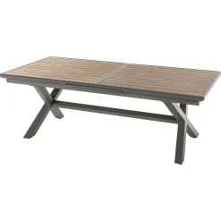Mesa extensível AXIOME praline e honey 220-279cm