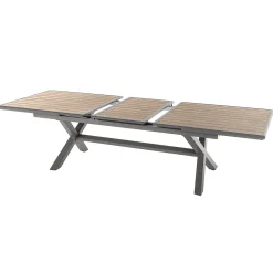 Mesa extensível AXIOME praline e honey 220-279cm