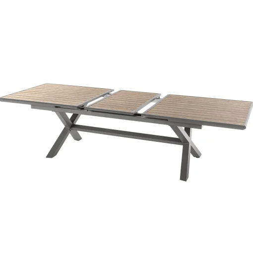 Mesa extensível AXIOME praline e honey 220-279cm
