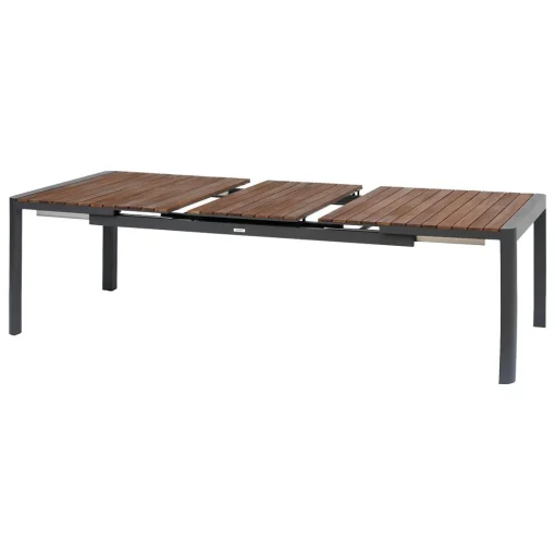 Mesa extensível PARADISE em madeira acácia e alumínio
