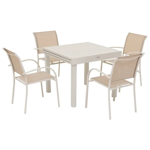 Mesa extensível Piazza Argile 90-180cm