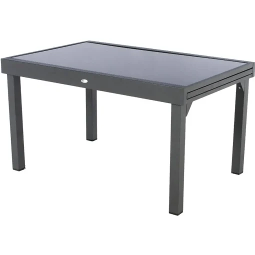 Mesa extensível PIAZZA cinza graphite 135-270cm