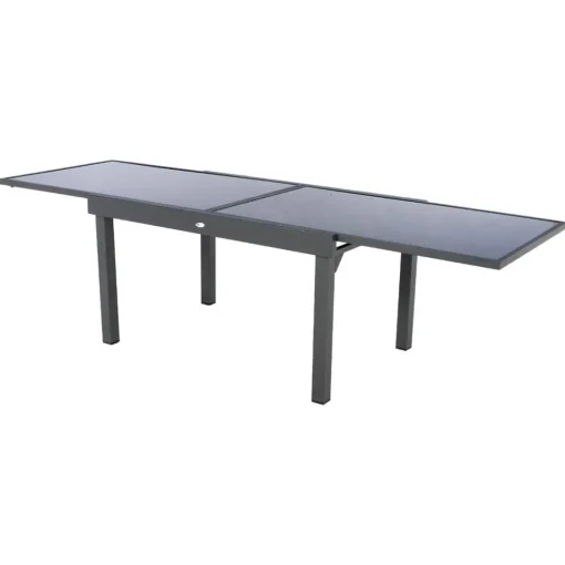 Mesa extensível PIAZZA cinza graphite 135-270cm