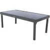 Mesa extensível PIAZZA cinza graphite 200-320cm