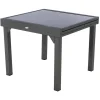 Mesa extensível PIAZZA cinza graphite 90-180cm