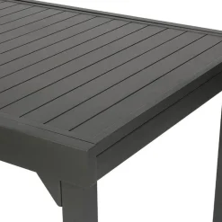 Mesa extensível PIAZZA cinza escuro 200/320cm