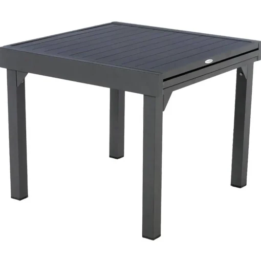 Mesa extensível PIAZZA cinza graphite 90-180cm