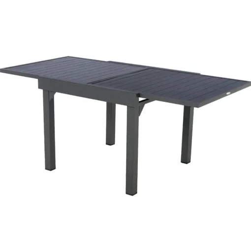 Mesa extensível PIAZZA cinza graphite 90-180cm