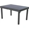 Mesa extensível PIAZZA cinza graphite 135-270cm