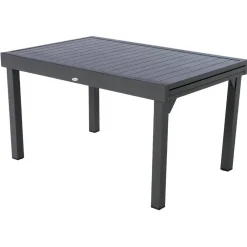 Mesa extensível PIAZZA cinza graphite 135-270cm