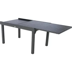 Mesa extensível PIAZZA cinza graphite 135-270cm