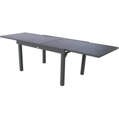Mesa extensível PIAZZA cinza graphite 135-270cm