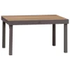 Mesa extensível PIAZZA tonka em alumínio 135-270cm
