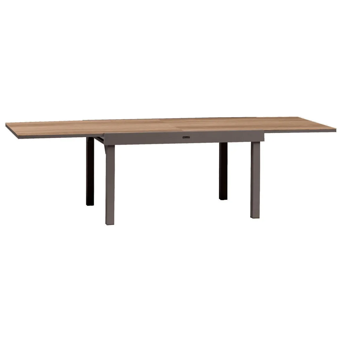Mesa extensível PIAZZA tonka em alumínio 135-270cm