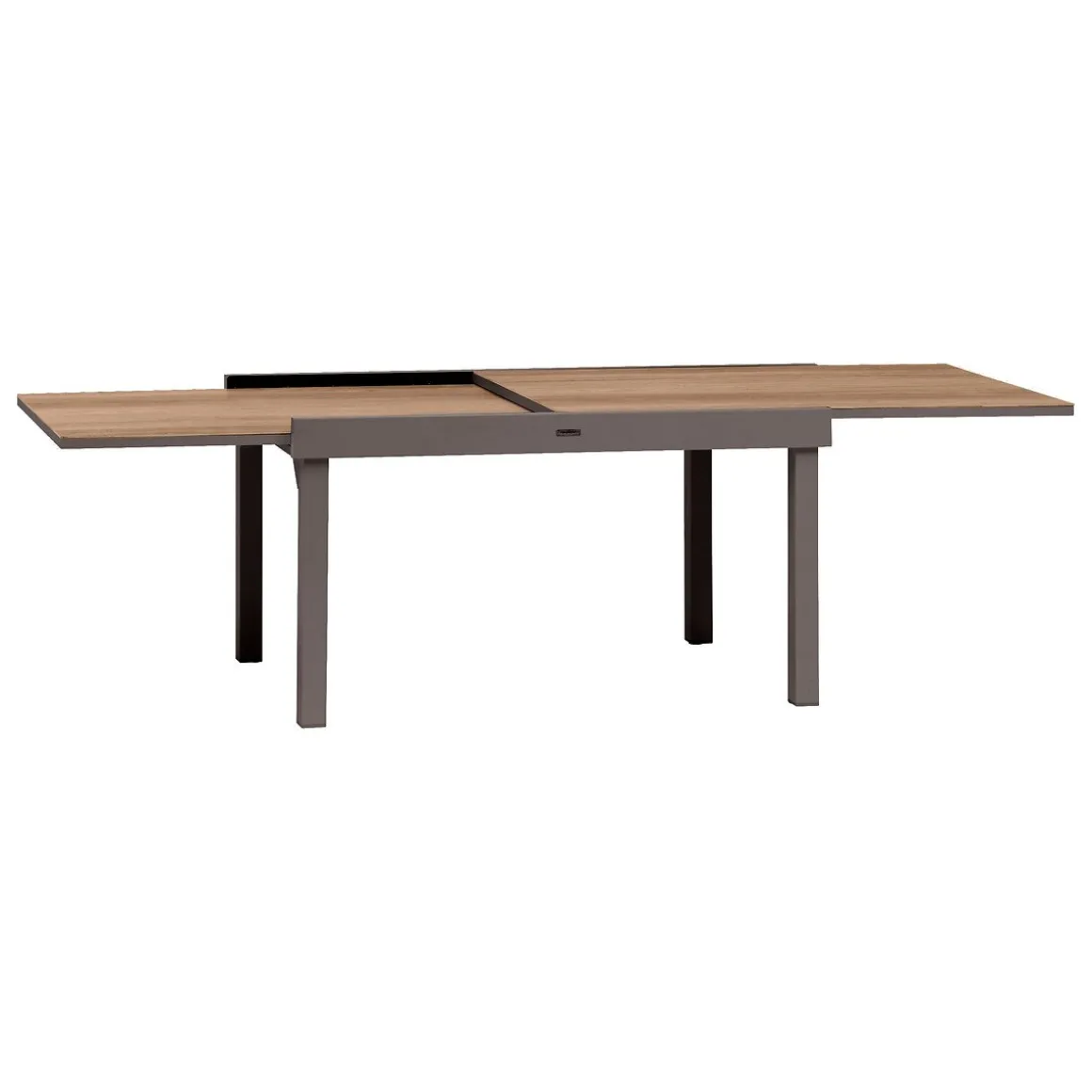 Mesa extensível PIAZZA tonka em alumínio 135-270cm