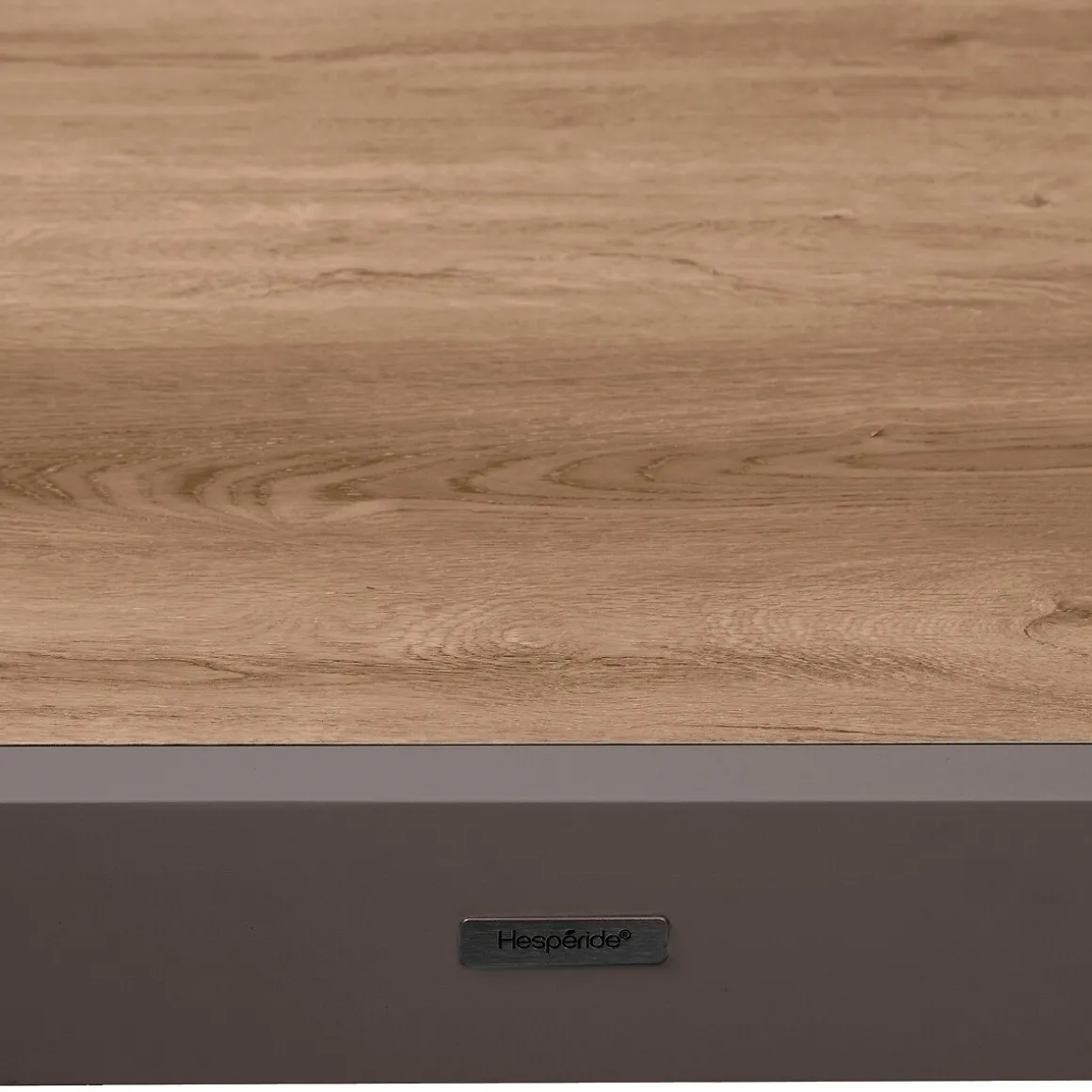 Mesa extensível PIAZZA tonka em alumínio 135-270cm