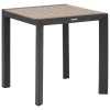 Mesa fixa EVASION em alumínio 75x70cm