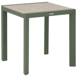 Mesa fixa EVASION verde em alumínio 70x75cm