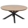 Mesa ORIENGO redonda graphite em madeira acácia 111,5cm