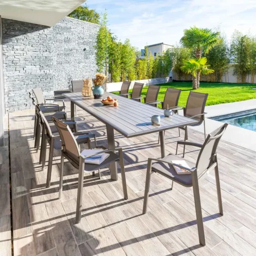 Mesa PAVANE extensível 12 lugares