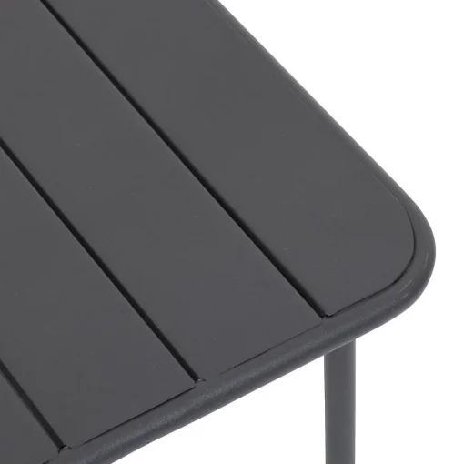 Mesa PHUKET cinza escuro em metal