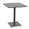 Mesa quadrada PUKHET cinza escuro em metal