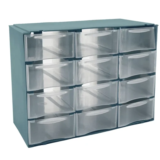 Mini prateleira com 12 gavetas STONEBLUE