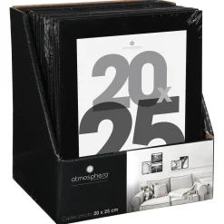 Moldura para fotos preta 20x25cm