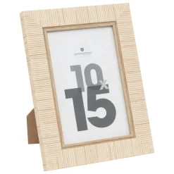 Moldura Thea Bege Em MDF 10x15cm