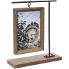 Moldura Tyler Castanho Com Suporte 10x15cm