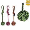 Mordedor para animal com bola em corda