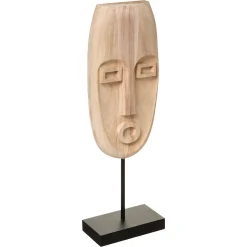 Máscara decorativa SAFARI 47cm bege