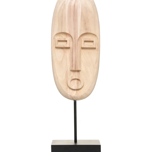 Máscara decorativa SAFARI 47cm bege
