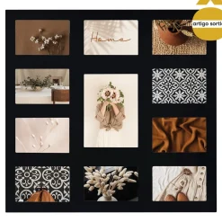 Multimoldura decorativa para 11 fotos